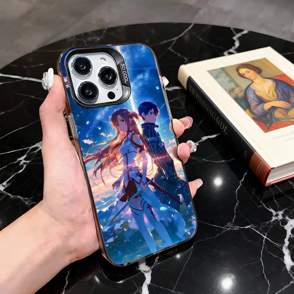 S-Sword Art O-Online-sao ANIME Phone Case For iPhone 17,16,15,14,13,12,11 Plus,Pro Max,XS,Colored Silver Plated Inside Cover iPhone14Pro
S-Sword Art O-Online-sao ANIME Phone Case For iPhone 17,16,15,14,13,12,11 Plus,Pro Max,XS,Colored Silver Plated Inside Cover iPhone14Pro
