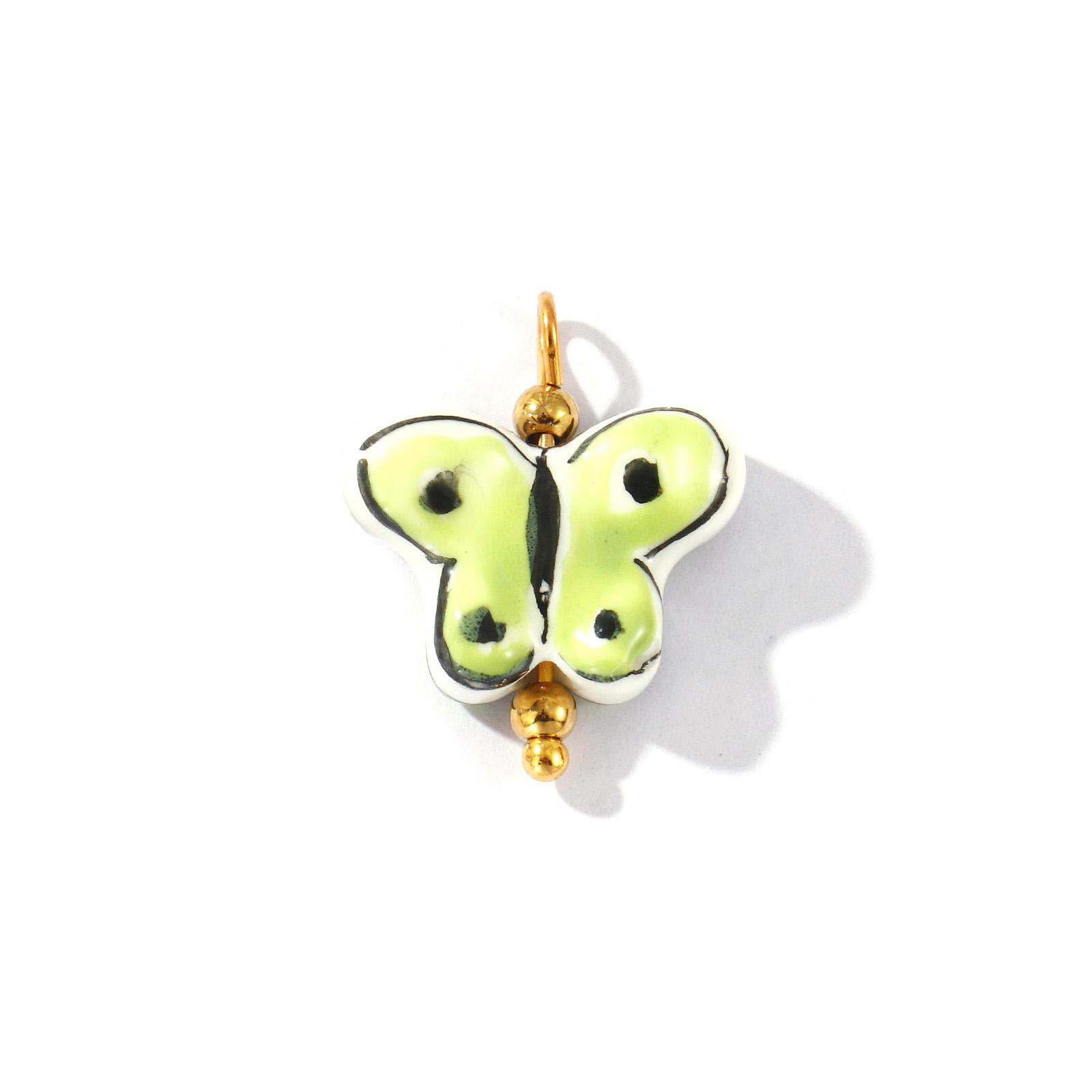 2Pcs Resin Insect Butterfly Charms Green Animal Painted 304 Stainless Steel Pendants For DIY Necklace Jewelry Making 20mm x 17mm
2Pcs Resin Insect Butterfly Charms Green Animal Painted 304 Stainless Steel Pendants For DIY Necklace Jewelry Making 20mm x 17mm