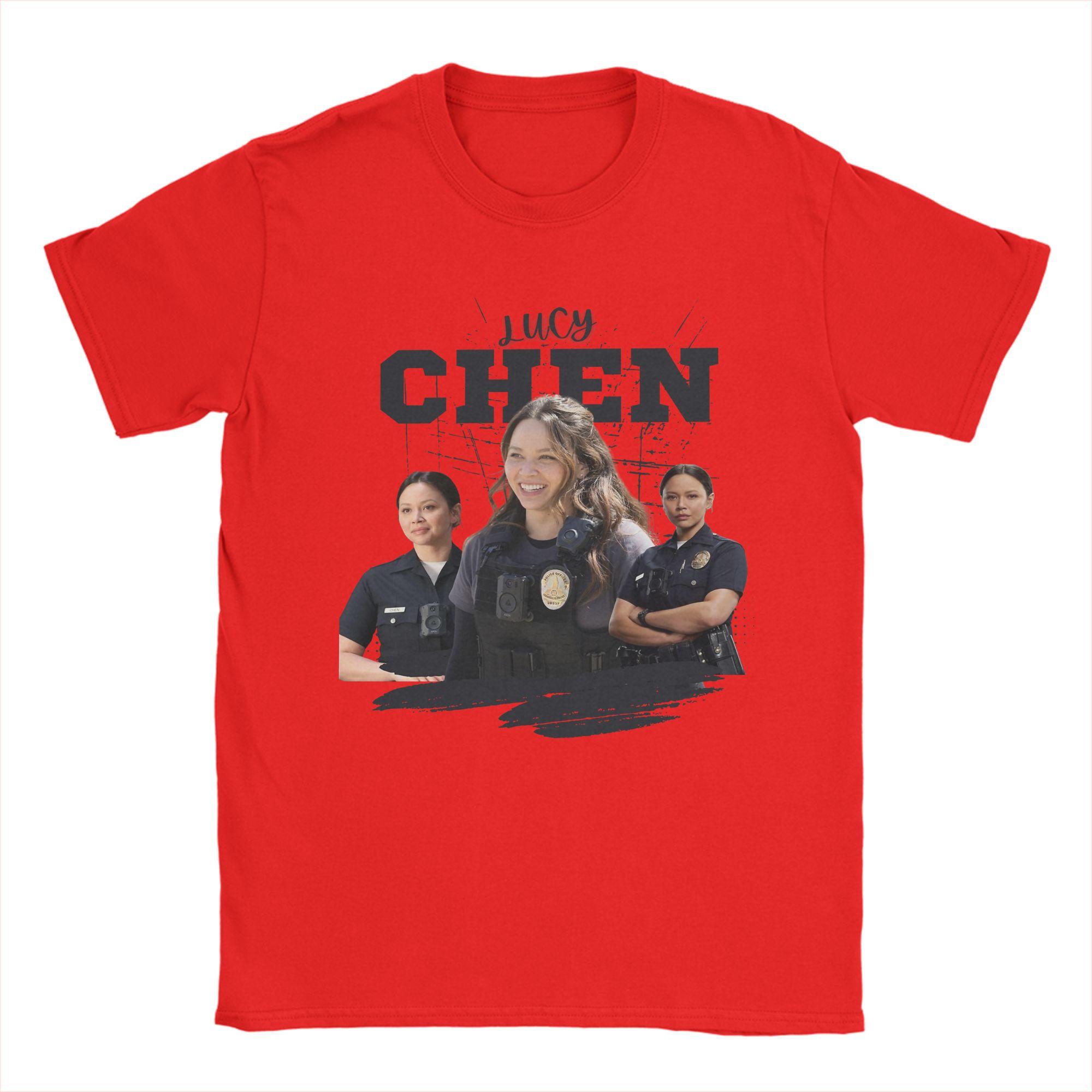Leisure Lucy Chen Melissa ONeil The Rookie TShirts for Unisex 100 Cotton T Shirts Short Sleeve Tee Shirt Printing Clothing S
Leisure Lucy Chen Melissa ONeil The Rookie TShirts for Unisex 100 Cotton T Shirts Short Sleeve Tee Shirt Printing Clothing S