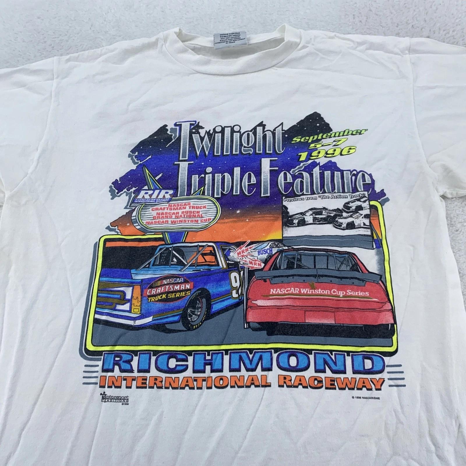 Vintage Richmond International Raceway Shirt Mens Large NASCAR Racing 1996 90s T 4XL
Vintage Richmond International Raceway Shirt Mens Large NASCAR Racing 1996 90s T 4XL
