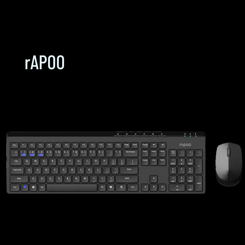 Rapoo 8100GT Wireless Keyboard & Mouse Combo
Rapoo 8100GT Wireless Keyboard & Mouse Combo