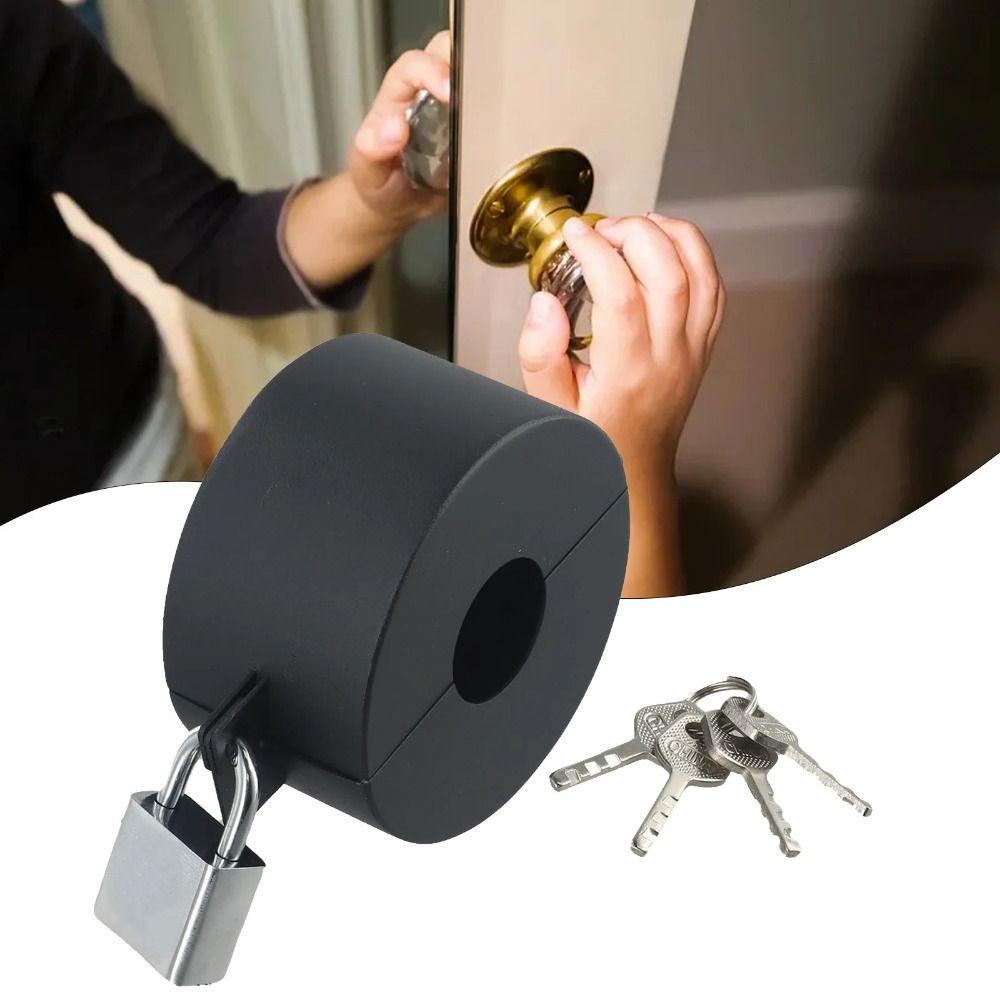Anti-Theft Door Handle Lock Device Door Knob Protection Cover Disable Knob Rotation style 1
Anti-Theft Door Handle Lock Device Door Knob Protection Cover Disable Knob Rotation style 1