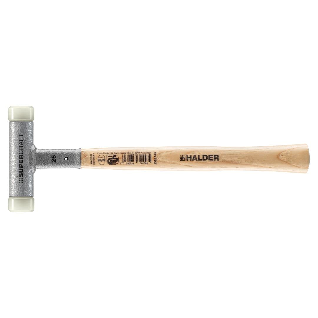 Rohmheld Halder Shockless Recoilless Super Craft Hammer Handle Hickory Nylon Диаметр 25 (белый) 3366.025
Rohmheld Halder Shockless Recoilless Super Craft Hammer Handle Hickory Nylon Диаметр 25 (белый) 3366.025
