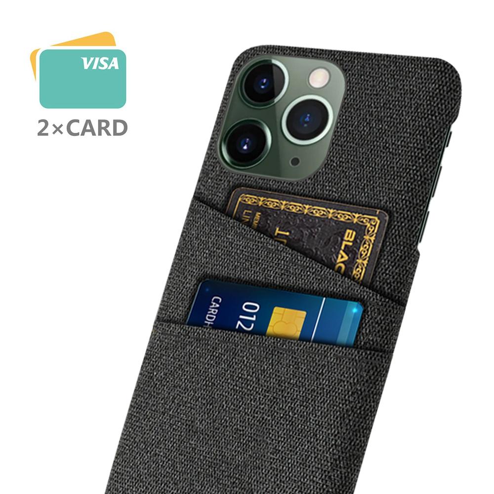 For iPhone 14 Pro 6.1 inch Cloth+PC Dual Layer Phone Case Cloth Texture Double Card Slots Protective Cover Black
For iPhone 14 Pro 6.1 inch Cloth+PC Dual Layer Phone Case Cloth Texture Double Card Slots Protective Cover Black