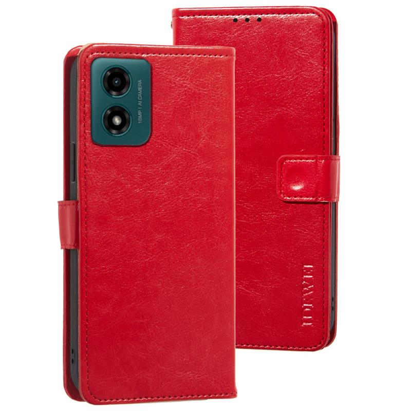 IDEWEI For Motorola Moto E14 4G/G04 4G/G04s 4G/G24 4G Case Crazy Horse Texture Leather Wallet Cover H
IDEWEI For Motorola Moto E14 4G/G04 4G/G04s 4G/G24 4G Case Crazy Horse Texture Leather Wallet Cover H