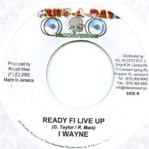 7inch Record I WAYNE / SHOW POW - Ready Fi Live Up / Baby First Nuff A Dat 2005 Jamaica Reggae, Ska & Dub
7inch Record I WAYNE / SHOW POW - Ready Fi Live Up / Baby First Nuff A Dat 2005 Jamaica Reggae, Ska & Dub