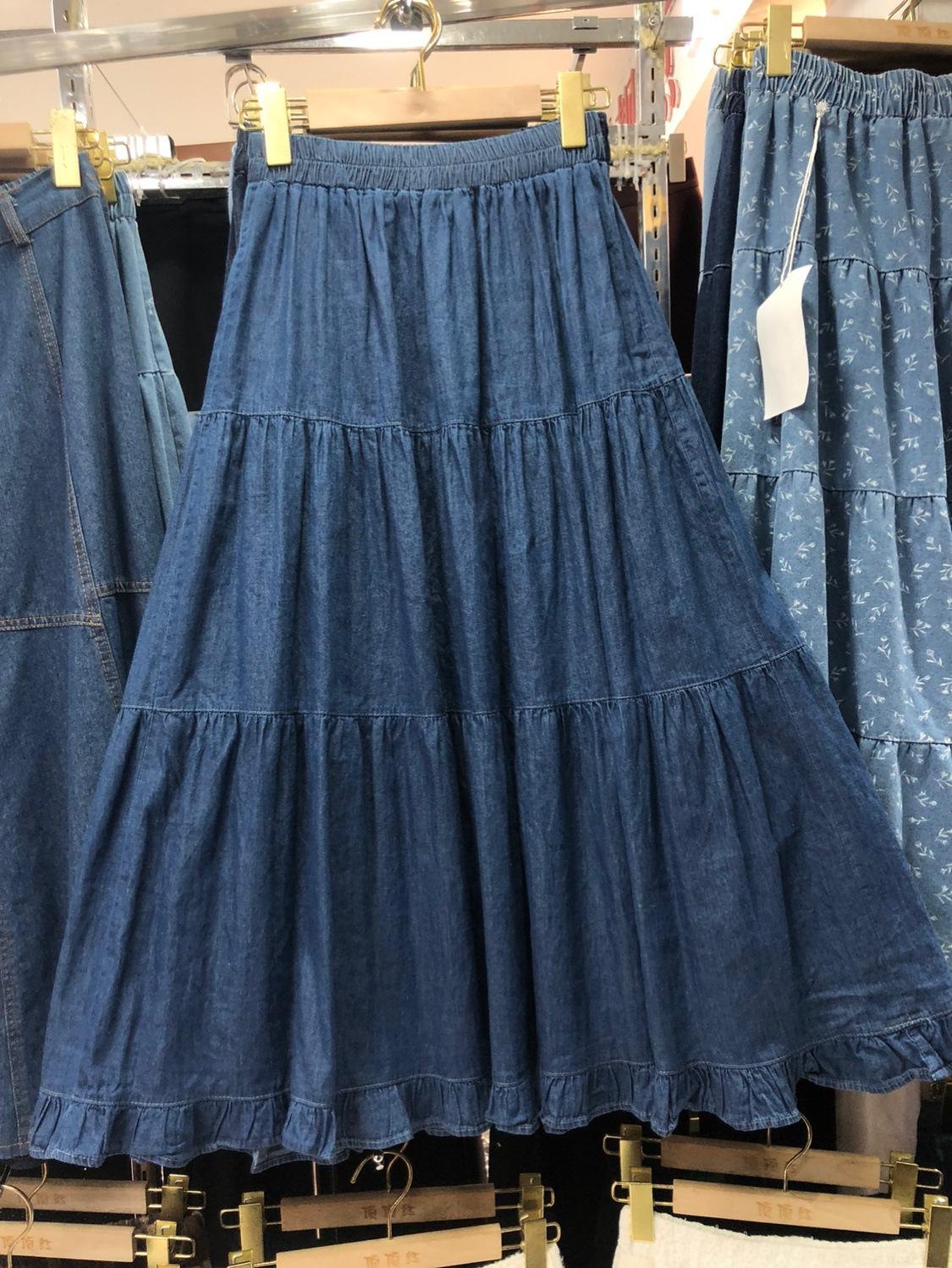 Милая джинсовая юбка средней и длинной длины с оборками, женская летняя новая свободная и тонкая юбка с высокой талией 2025 года average size
Милая джинсовая юбка средней и длинной длины с оборками, женская летняя новая свободная и тонкая юбка с высокой талией 2025 года average size