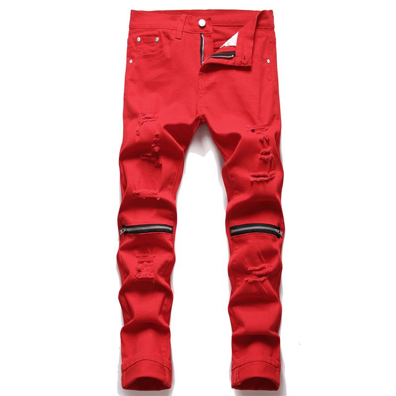 2022 Summer Punk Men s Hand-Ripped Cotton Jeans: Fashionable, Mid-Waist Urban Casual Trousers 31 червоний
2022 Summer Punk Men s Hand-Ripped Cotton Jeans: Fashionable, Mid-Waist Urban Casual Trousers 31 червоний