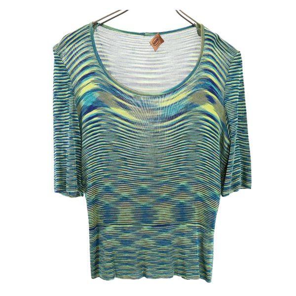 Missoni made in Italy All-over print short sleeve knit Short sleeve sweater Women Used
Missoni made in Italy All-over print short sleeve knit Short sleeve sweater Women Used