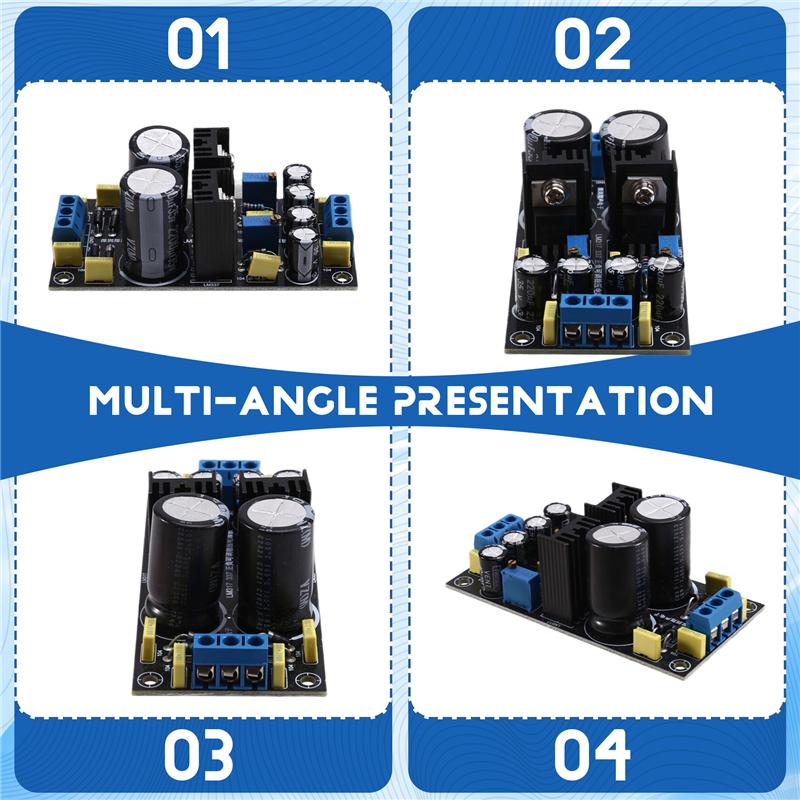 A25F-LM317/337 Power Board Adjustable Voltage Regulator Power Supply Positive Negative Dual Power AC-DC 5V 12V 24V
A25F-LM317/337 Power Board Adjustable Voltage Regulator Power Supply Positive Negative Dual Power AC-DC 5V 12V 24V