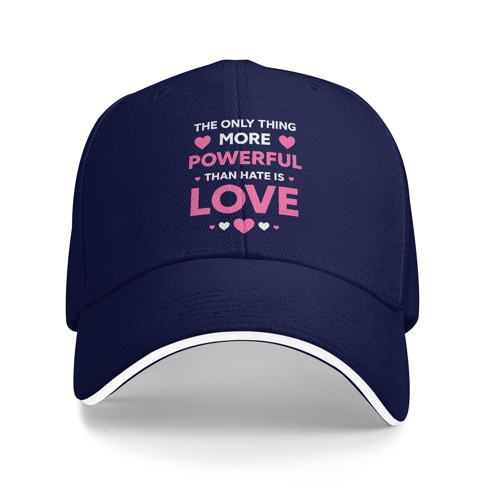 The Only Thing More Powerful Than Hate Is Love Baseball Cap Unisex-Teens Trucker Hat Sun Design Outdoor Sport Baseball Caps One Size темно-синього кольору
The Only Thing More Powerful Than Hate Is Love Baseball Cap Unisex-Teens Trucker Hat Sun Design Outdoor Sport Baseball Caps One Size темно-синього кольору