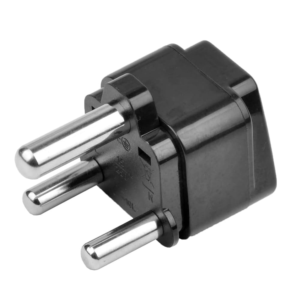 Overseas Power Conversion Plug B3L Type South Africa Outlet Adapter Cape Town Johannesburg For Overseas Travel Black
Overseas Power Conversion Plug B3L Type South Africa Outlet Adapter Cape Town Johannesburg For Overseas Travel Black