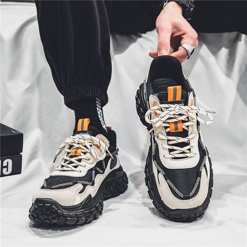 Spring men s shoes new breathable mesh sneakers men s Korean version versatile thick-soled non-slip running dad shoes men s 39
Spring men s shoes new breathable mesh sneakers men s Korean version versatile thick-soled non-slip running dad shoes men s 39