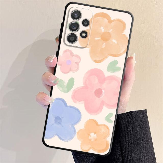 Черный мягкий чехол для телефона Samsung Galaxy A13 A22 A72 A23 A33 A53 A32 A21s A71 A31 A51 A52, чехол с разноцветными цветами Samsung A11
Черный мягкий чехол для телефона Samsung Galaxy A13 A22 A72 A23 A33 A53 A32 A21s A71 A31 A51 A52, чехол с разноцветными цветами Samsung A11
