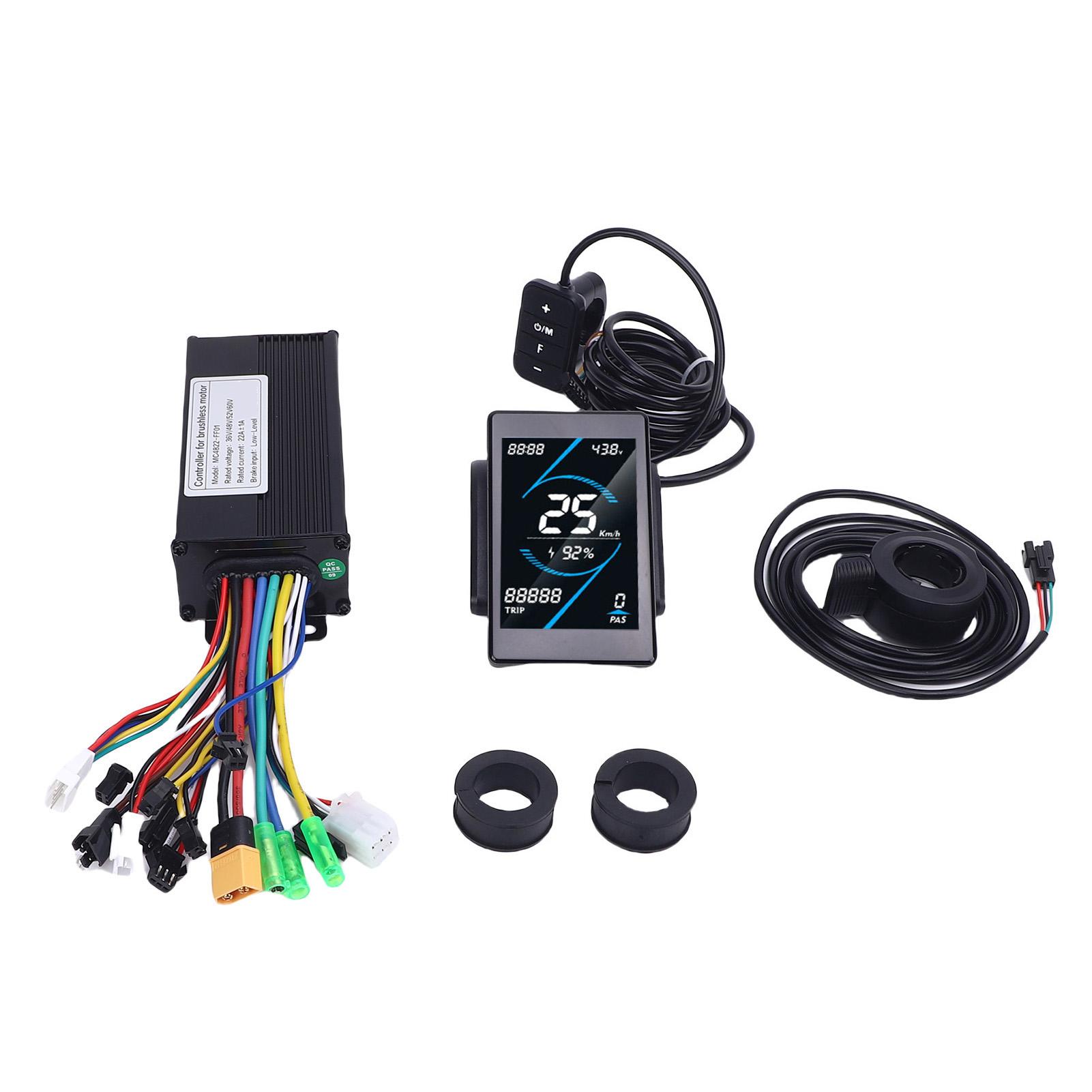 Bike Speed Controller Kit Rain Proof T5S Color LCD Meter 22A Controller 130X Thumb Throttle Set for
Bike Speed Controller Kit Rain Proof T5S Color LCD Meter 22A Controller 130X Thumb Throttle Set for