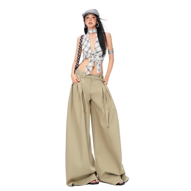 Casual Loose Pants Wide Leg Women s Straight Long Leisure Trousers XL хакі
Casual Loose Pants Wide Leg Women s Straight Long Leisure Trousers XL хакі