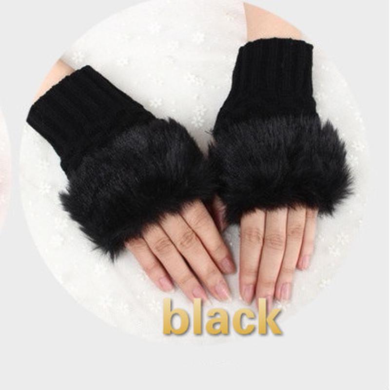 1Pair Faux Rabbit Fur Knitted Fingerless Mittens Wrist Gloves,Plush thickened knitted gloves with exposed touch screen gloves чорний
1Pair Faux Rabbit Fur Knitted Fingerless Mittens Wrist Gloves,Plush thickened knitted gloves with exposed touch screen gloves чорний