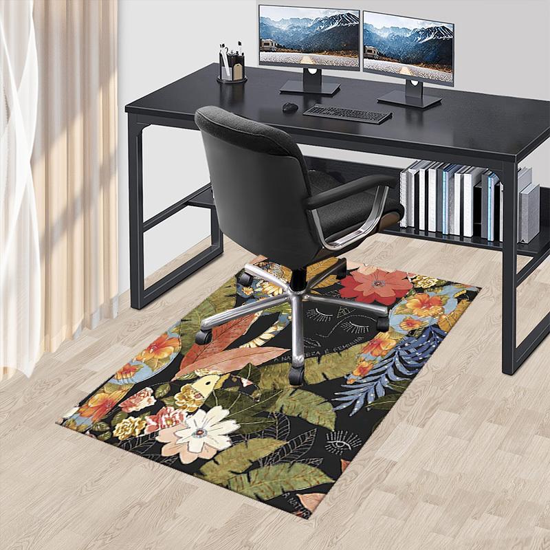 1pc Anime Monkey Floral Chair Mat - Office Desk Rug with Natureza e Feminina Design, Anti-Slip Carpet for Home Decor, Suitable for All Seasons and Per 60cm by 90cm
1pc Anime Monkey Floral Chair Mat - Office Desk Rug with Natureza e Feminina Design, Anti-Slip Carpet for Home Decor, Suitable for All Seasons and Per 60cm by 90cm