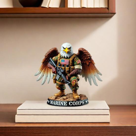 Yousheng Eagle Soldier Statue Resin Military Eagle Figurine Patriotic Desktop Soldier Ornament for Home Entrance Living Room Decor Independence Day A
Yousheng Eagle Soldier Statue Resin Military Eagle Figurine Patriotic Desktop Soldier Ornament for Home Entrance Living Room Decor Independence Day A