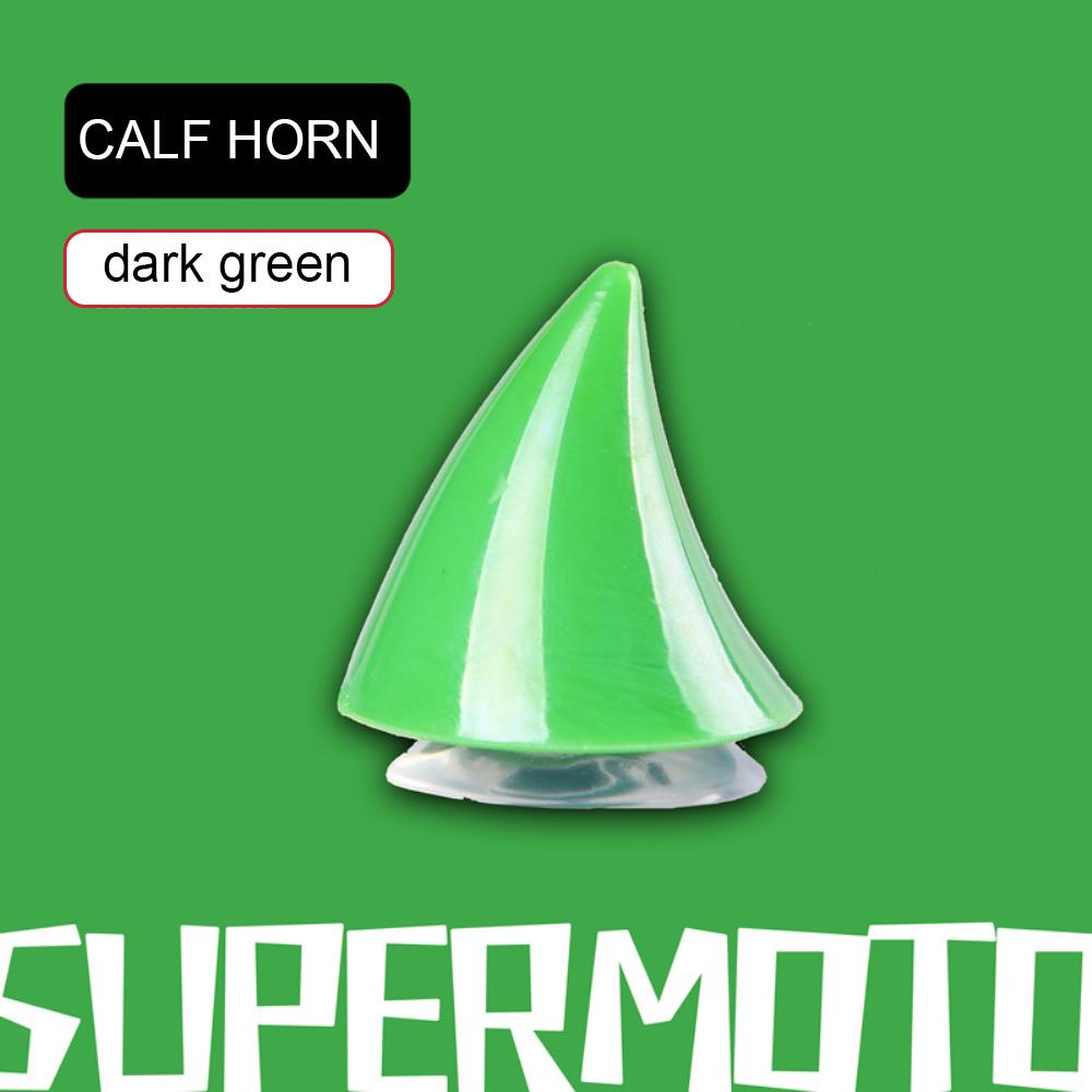 1/3SETS присоска рог отдельная структура уникальная личность 3 * 4 см мягкая присоска маленький рог шлем украшение