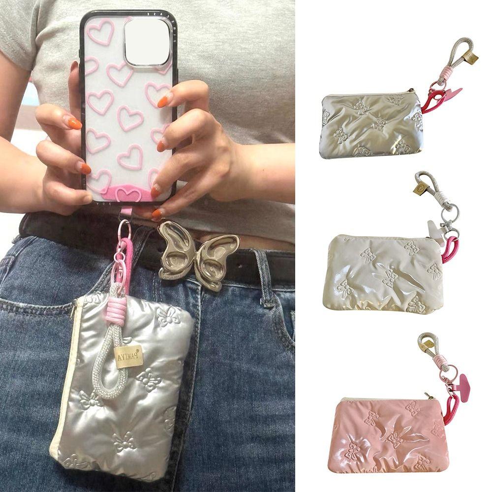 Floral Printed Phone Lanyard Stretchable Wallet Card Holder Cute Small Storage Bag срібний
Floral Printed Phone Lanyard Stretchable Wallet Card Holder Cute Small Storage Bag срібний