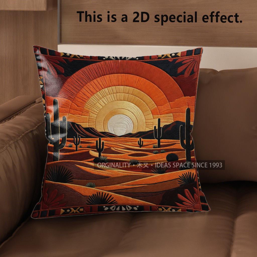 2D Southwestern Desert Sunset Throw Pillow Covers** Pattern Cushion Cover Suitable For Sofa Bedroom Car Pillow Cover 40x40cm
2D Southwestern Desert Sunset Throw Pillow Covers** Pattern Cushion Cover Suitable For Sofa Bedroom Car Pillow Cover 40x40cm