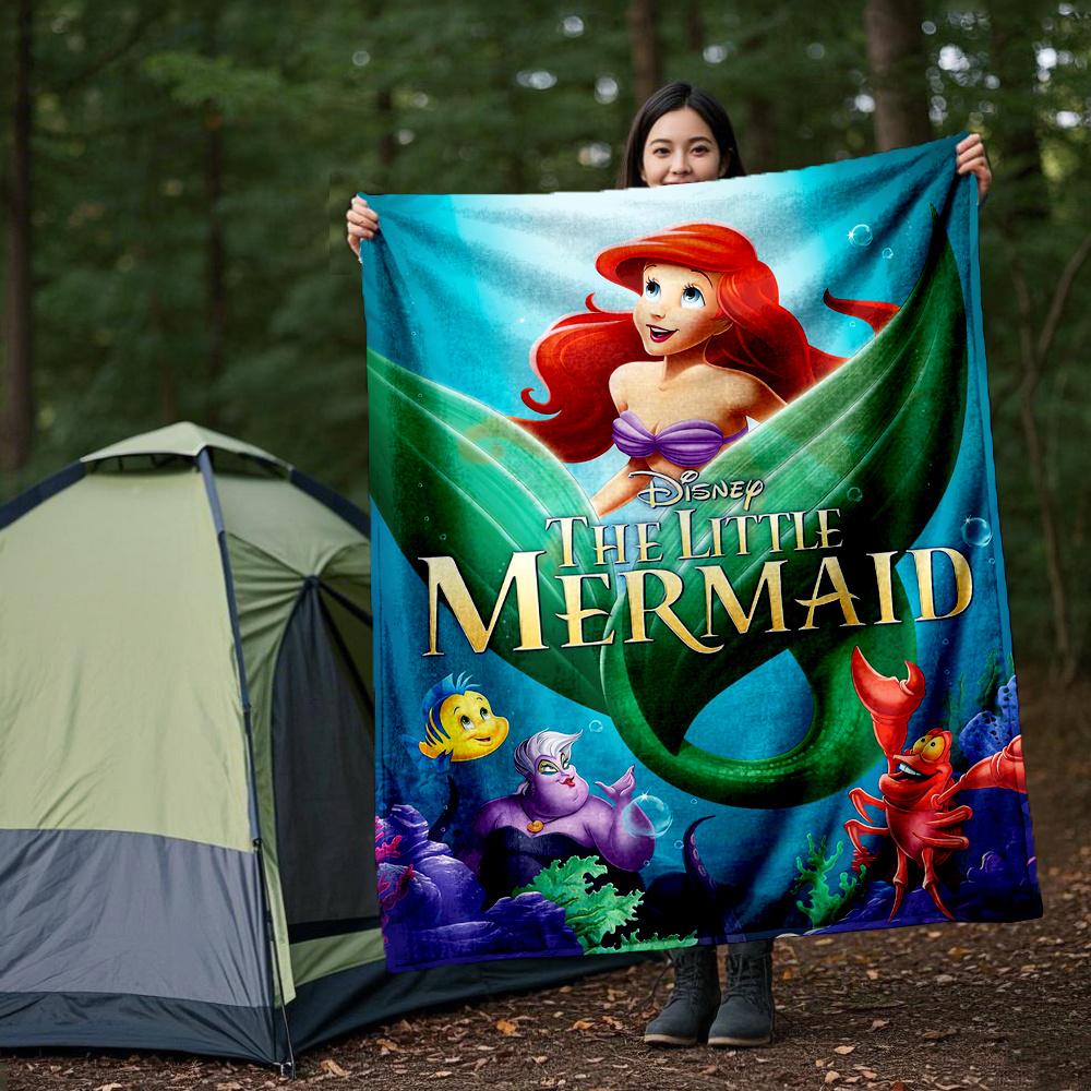 1pc, The Little Mermaid Happy Ariel Blanket Seasonal Gift for Friends, Living Room, Travel, Camping, Car Blankets 80x120cm
1pc, The Little Mermaid Happy Ariel Blanket Seasonal Gift for Friends, Living Room, Travel, Camping, Car Blankets 80x120cm