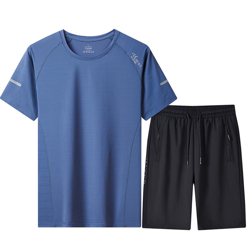 Men s 2024 Summer Ice Silk Sports Set: Short-Sleeve T-Shirt for Mid-Aged & Elderly Dads XL
Men s 2024 Summer Ice Silk Sports Set: Short-Sleeve T-Shirt for Mid-Aged & Elderly Dads XL