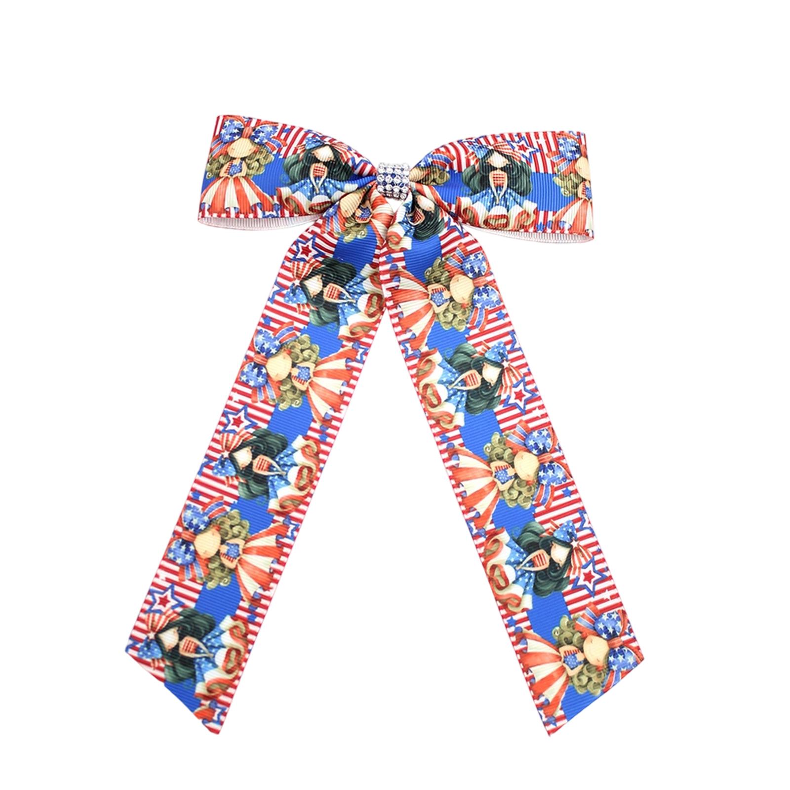 Patriotic Bows Hair Clip 4th of July Bows Hairpin Fashion Barrette Hair Decoration Suitable For National Day Festivities
Patriotic Bows Hair Clip 4th of July Bows Hairpin Fashion Barrette Hair Decoration Suitable For National Day Festivities