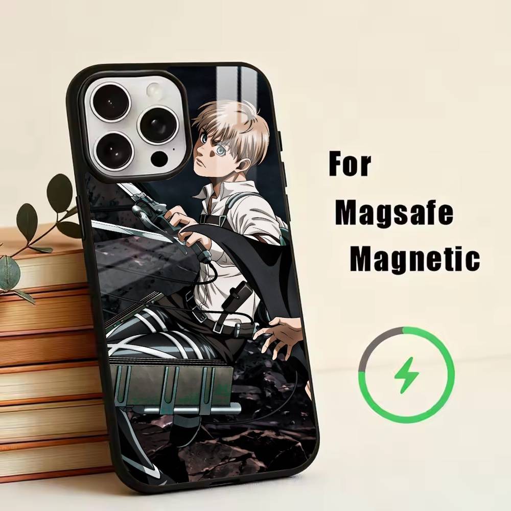 Attack on T-Titan Phone Case For iPhone17,16,15,14,13,12,11 Plus,Pro Magnetic For Magsafe Wireless Charging iPhone17Pro
Attack on T-Titan Phone Case For iPhone17,16,15,14,13,12,11 Plus,Pro Magnetic For Magsafe Wireless Charging iPhone17Pro