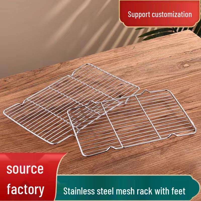 Stainless Steel Oil Draining & Cooling Rack with Grill Net 22x14.2 cm
Stainless Steel Oil Draining & Cooling Rack with Grill Net 22x14.2 cm