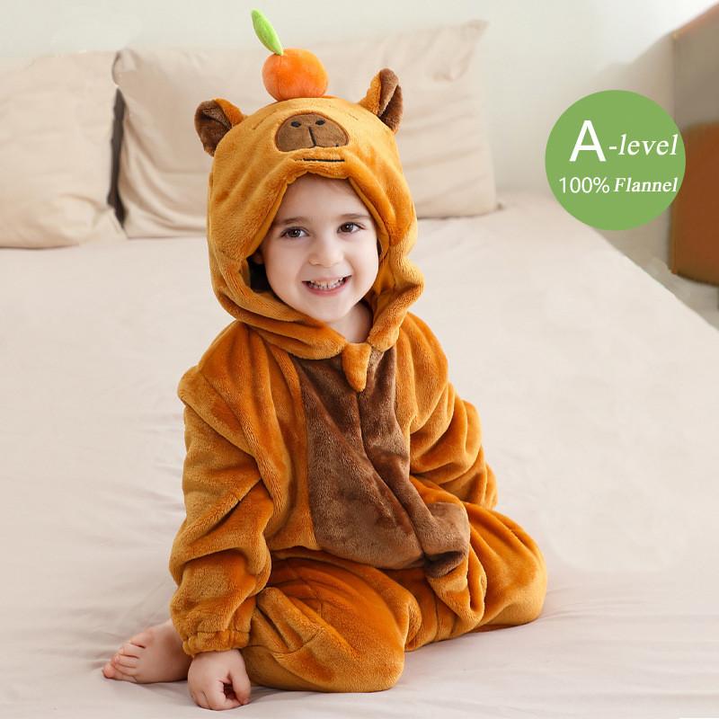 New Flannel Baby Capybara Jumpsuits Cute Bodysuits Infant Romper Winter Warm Jumpsuits Kigurumi 70 коричневый
New Flannel Baby Capybara Jumpsuits Cute Bodysuits Infant Romper Winter Warm Jumpsuits Kigurumi 70 коричневый