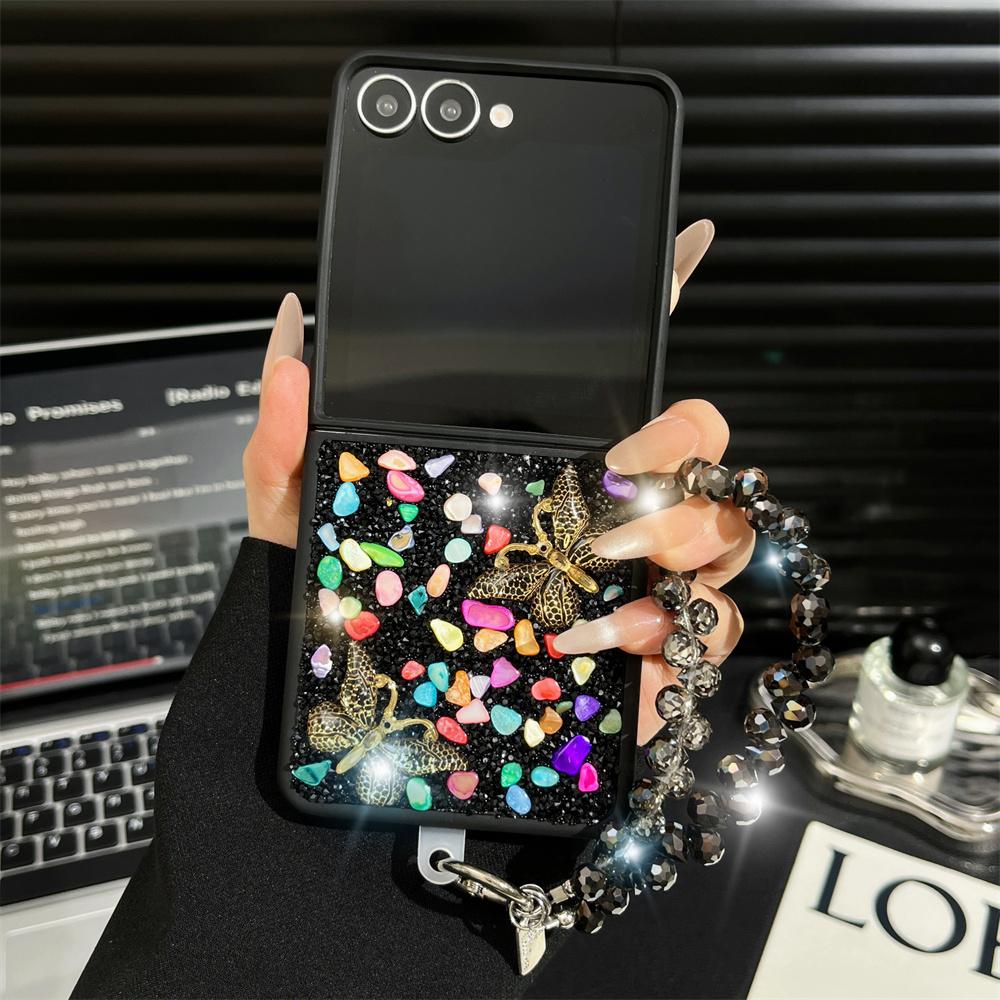 Cartoon Butterfly Luxury Glitter Phone Case for Samsung Galaxy Z Flip 7 FE 6 5 4 3 Flip7 with Crystal Stone Bling Wrist Strap Galaxy Z Flip7 чорний
Cartoon Butterfly Luxury Glitter Phone Case for Samsung Galaxy Z Flip 7 FE 6 5 4 3 Flip7 with Crystal Stone Bling Wrist Strap Galaxy Z Flip7 чорний