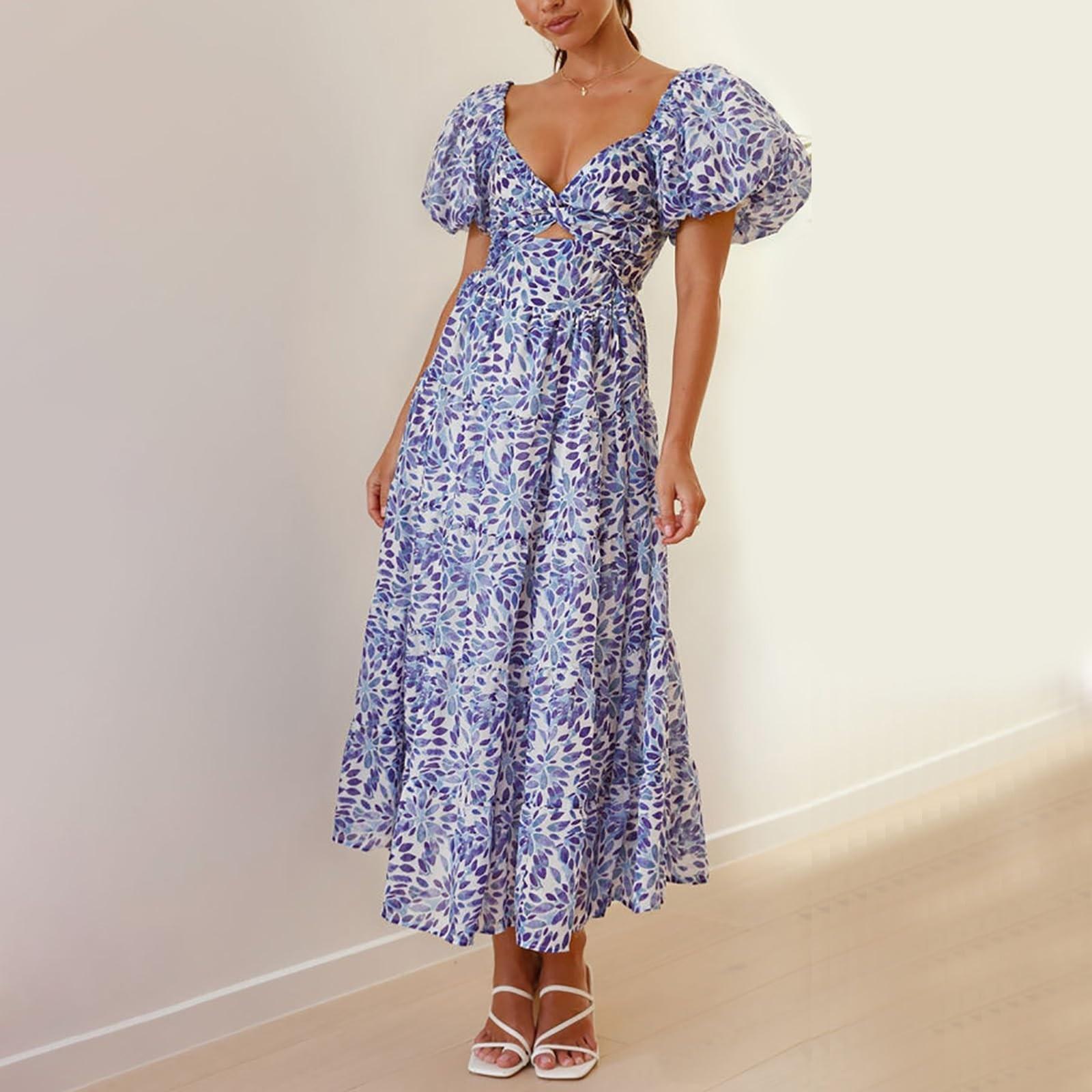 Spring Formal Dresses For Women V-Neck Floral Long Dress Casual Summer Dresses For Women Floral Formal Dress L фіолетовий
Spring Formal Dresses For Women V-Neck Floral Long Dress Casual Summer Dresses For Women Floral Formal Dress L фіолетовий