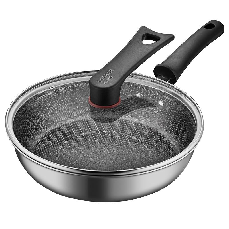 Chui Da Huang 28cm Stainless Steel Non-stick Frying Pan
Chui Da Huang 28cm Stainless Steel Non-stick Frying Pan