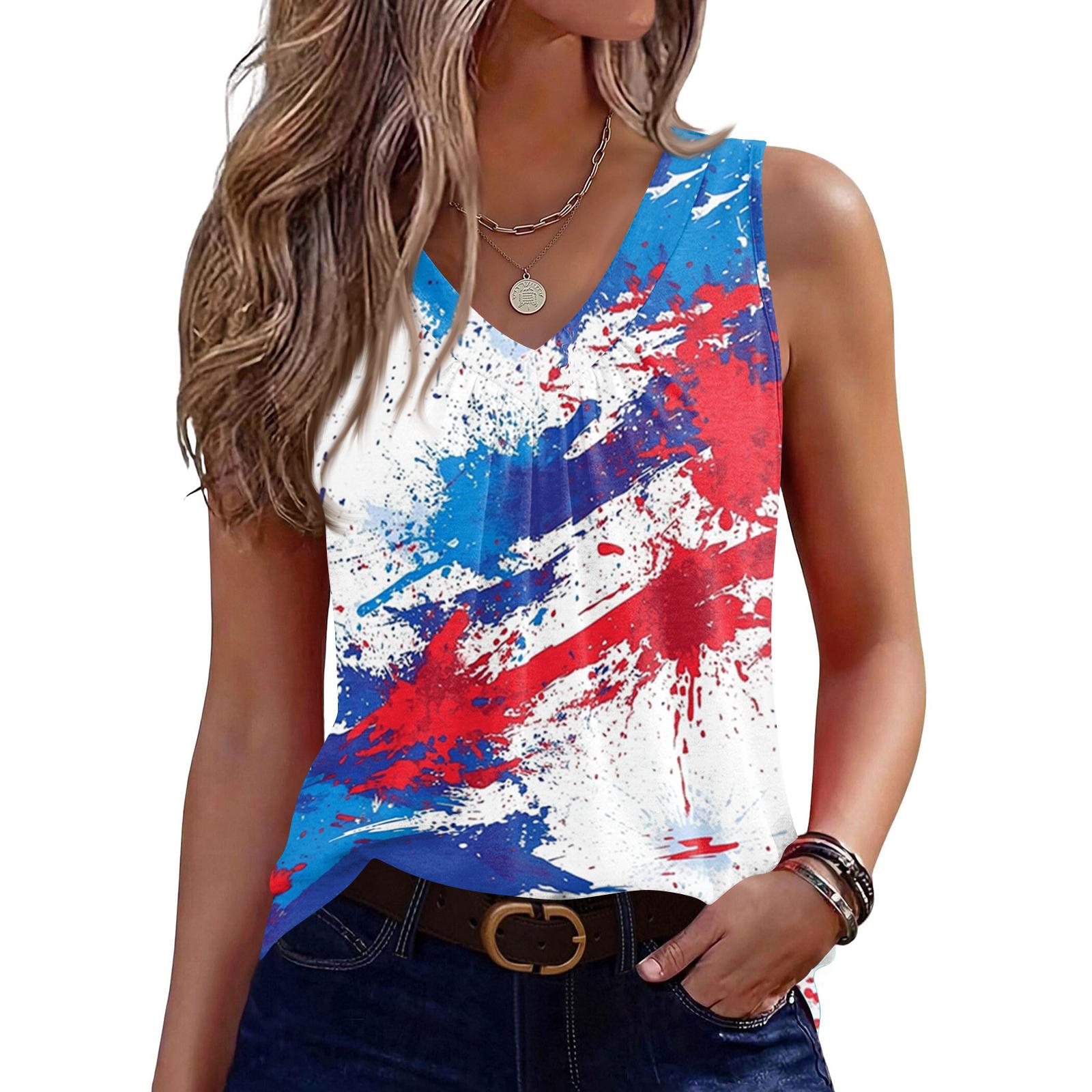 V-Neck Tank Top Women Print Tank Tee Casual Loose Fit Sleeveless Shirt XXL білий
V-Neck Tank Top Women Print Tank Tee Casual Loose Fit Sleeveless Shirt XXL білий