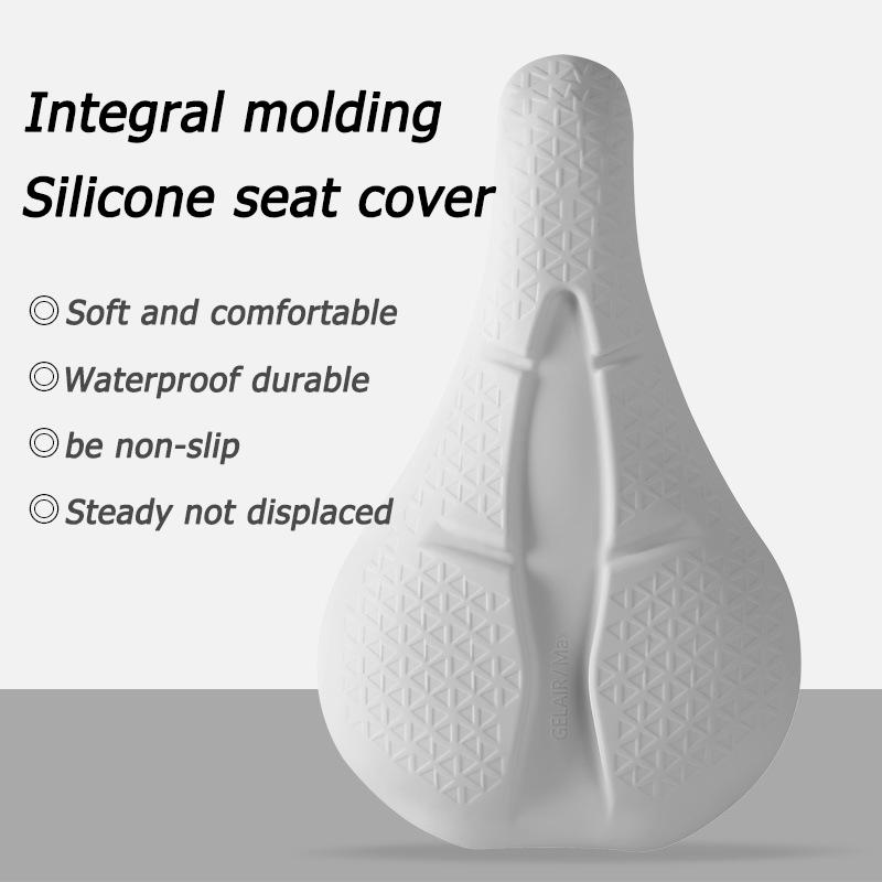 Comfortable Bicycle Saddle Cover Silicone Bike Seat Cushion U-light Soft Waterproof Non-slip Breathable 28*17mm Bike Accessories белый
Comfortable Bicycle Saddle Cover Silicone Bike Seat Cushion U-light Soft Waterproof Non-slip Breathable 28*17mm Bike Accessories белый
