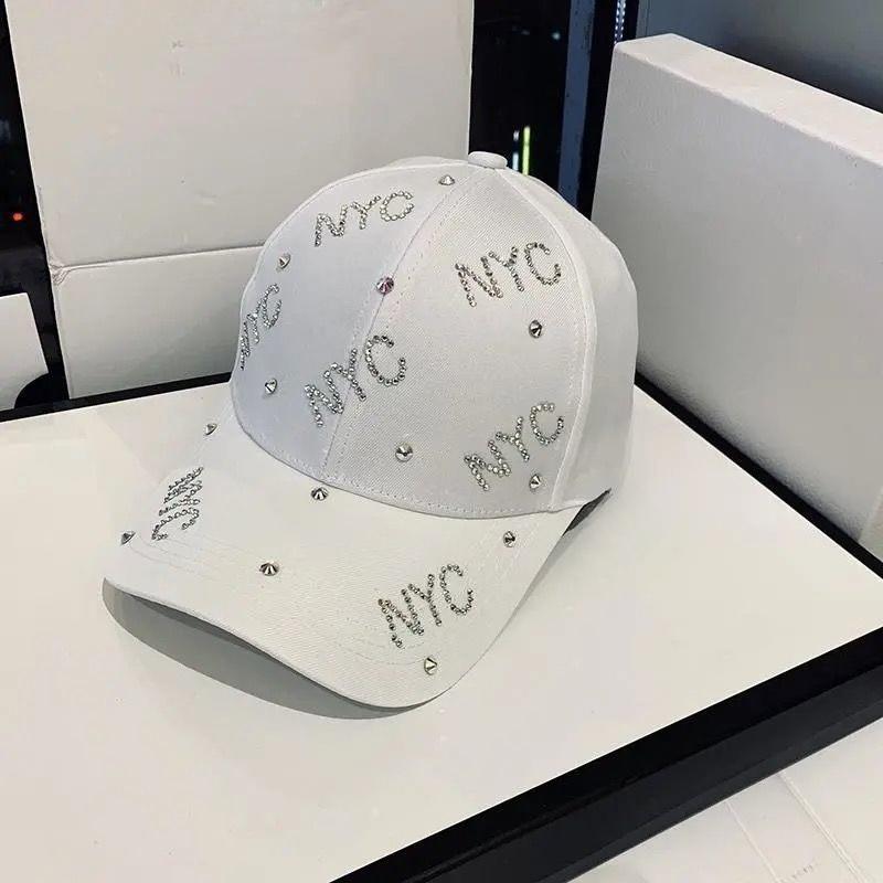Rhinestone NYC Embellished Baseball Cap, Glam Adjustable Structured Hat for Women & Men L
Rhinestone NYC Embellished Baseball Cap, Glam Adjustable Structured Hat for Women & Men L