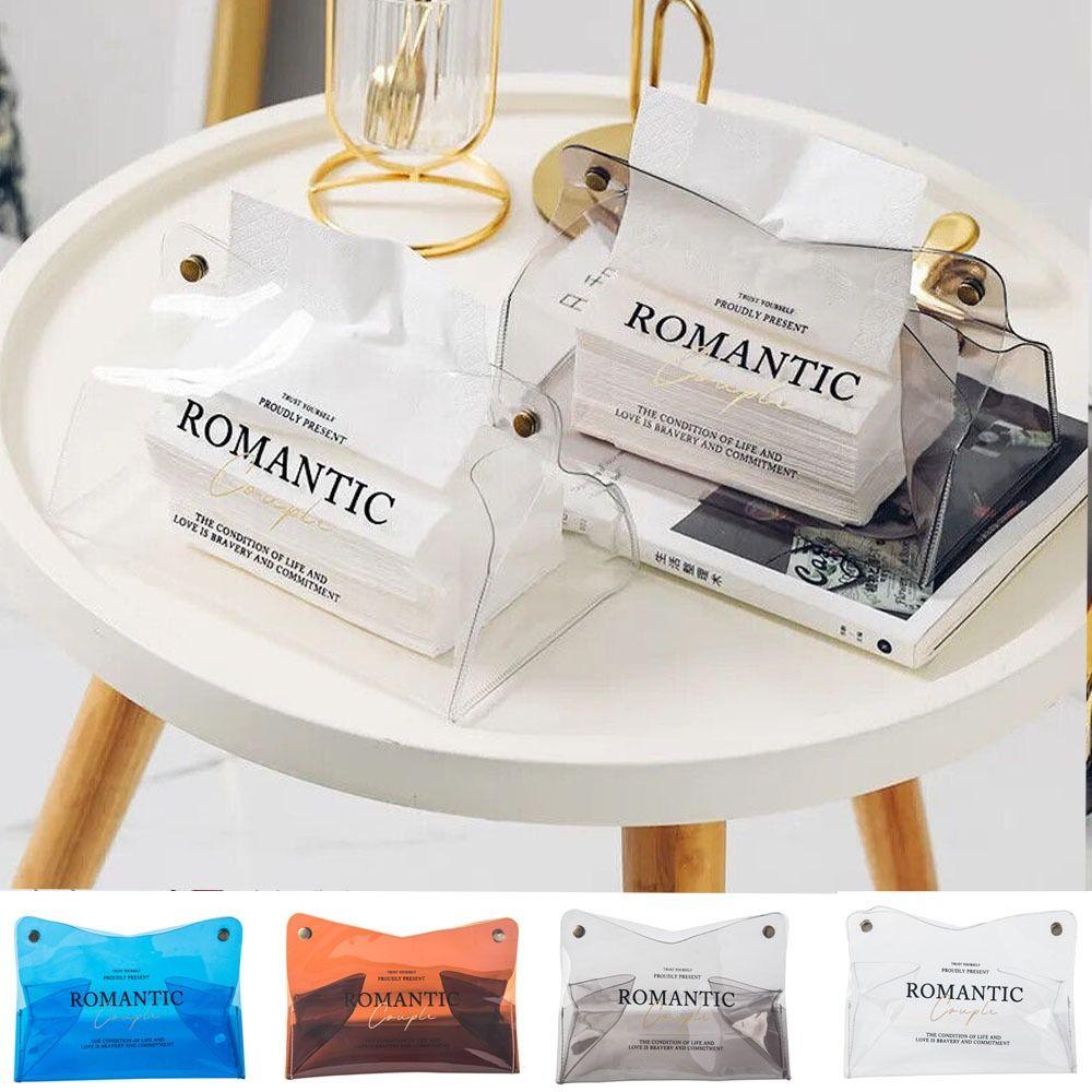 Snap Fastener Desktop Paper Holder Ins Napkin Box Creative Transparent Romantic Tissue Box Car
Snap Fastener Desktop Paper Holder Ins Napkin Box Creative Transparent Romantic Tissue Box Car