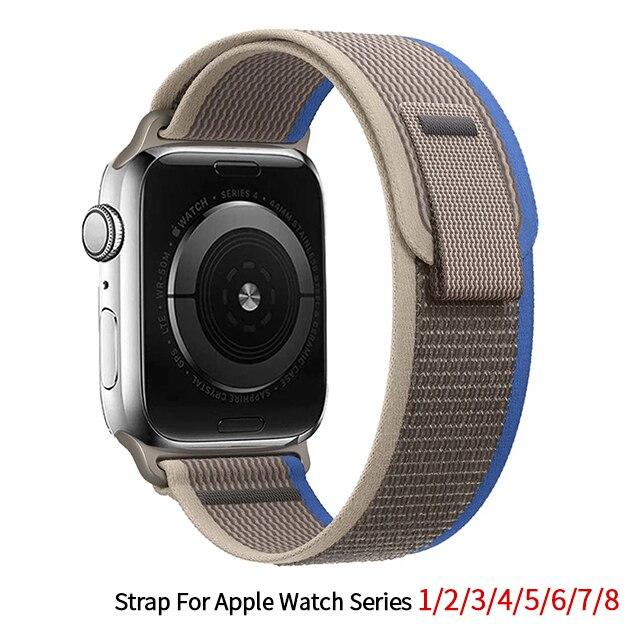 Ремешок Trail Loop для Apple Watch, ремешок 49 мм, 44 мм, 45 мм, 40, 41, 42, 38 мм, браслет Correa, нейлоновый ремешок для часов Iwatch Series 8 Ultra 7 6 5 42mm 44mm 45mm 49 mm синий
Ремешок Trail Loop для Apple Watch, ремешок 49 мм, 44 мм, 45 мм, 40, 41, 42, 38 мм, браслет Correa, нейлоновый ремешок для часов Iwatch Series 8 Ultra 7 6 5 42mm 44mm 45mm 49 mm синий