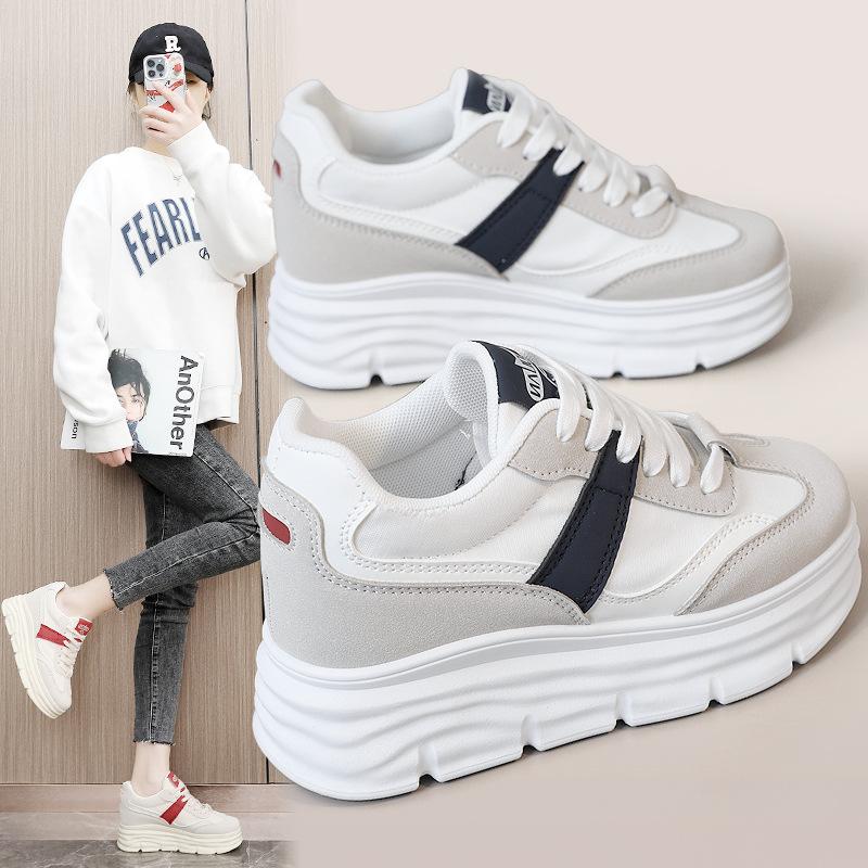 W3682 new little white shoes increase height in summer and autumn thick-soled color matching students wear-resistant versatile breathable board shoes 34
W3682 new little white shoes increase height in summer and autumn thick-soled color matching students wear-resistant versatile breathable board shoes 34