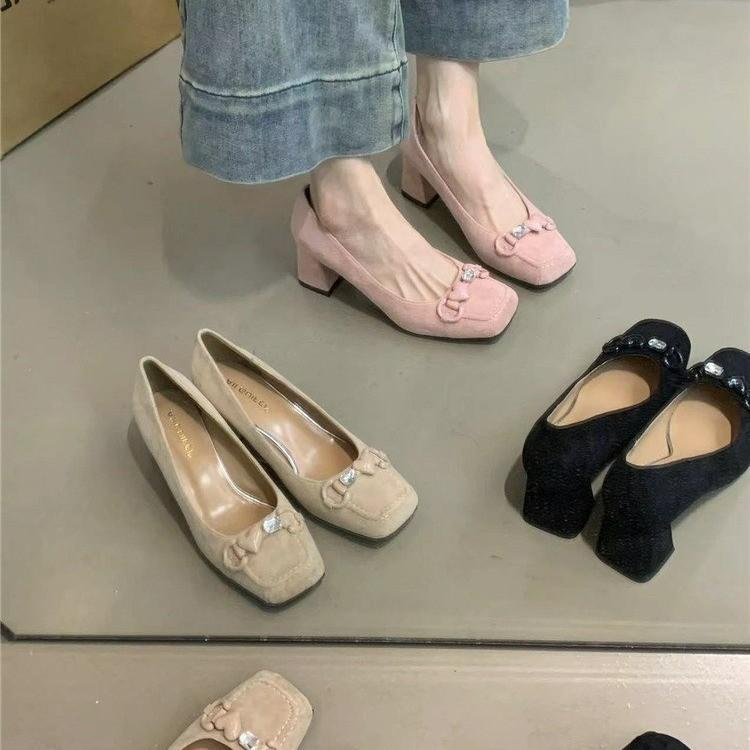 Design sense fairy high heels female 2025 new elegant pink love thick heel shoes 40 чорний
Design sense fairy high heels female 2025 new elegant pink love thick heel shoes 40 чорний