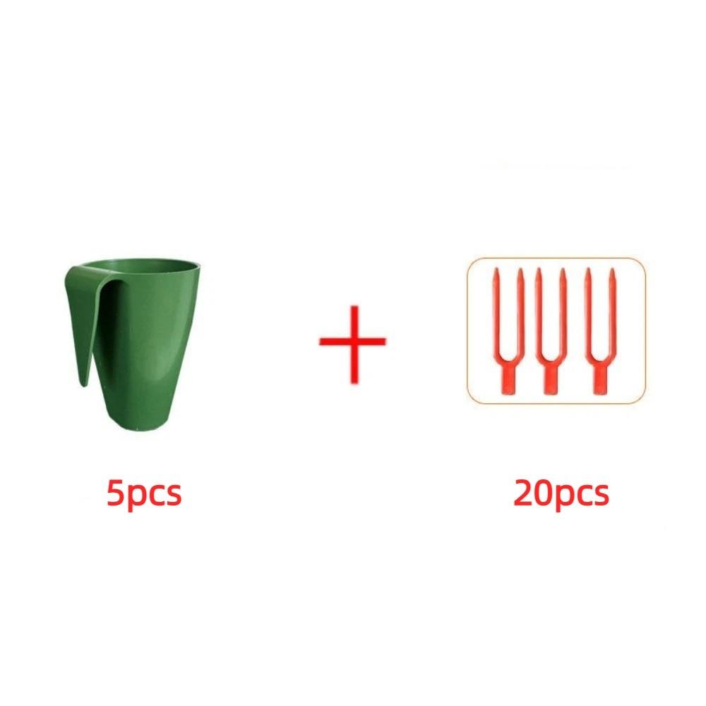 5PCS Green Rooting Pots Reusable Flower Pots Quality Hanging Strawberry Propagation Cups Gardens S
5PCS Green Rooting Pots Reusable Flower Pots Quality Hanging Strawberry Propagation Cups Gardens S