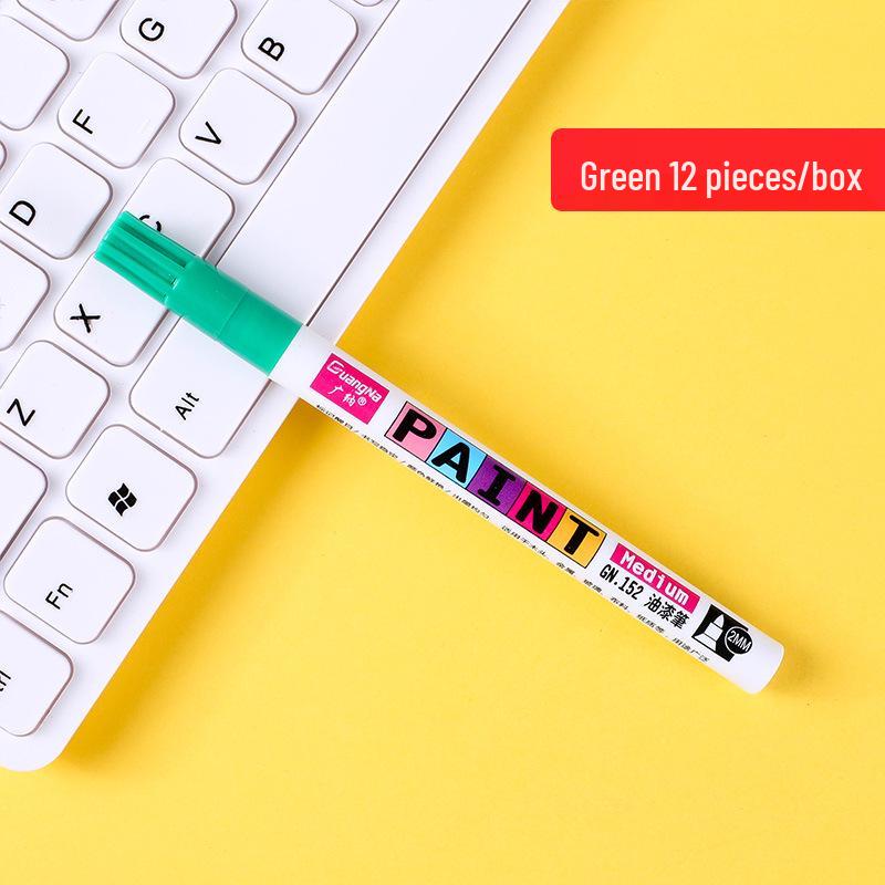 Oil-Based Waterproof Paint Pens for Metal, Glass & Industrial Marking зелёный
Oil-Based Waterproof Paint Pens for Metal, Glass & Industrial Marking зелёный