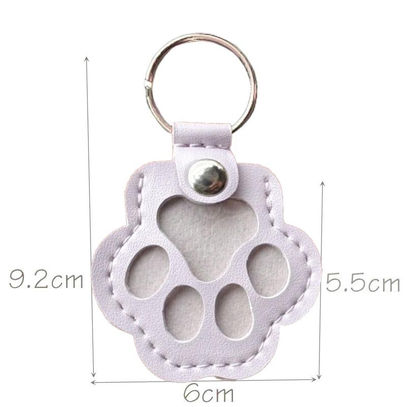 1PC Memorial PU Leather Pet Hair Storage Bag Cute Paw Shaped Cat Dog Fur Keychain Pendant Portable Keyring Accessories
1PC Memorial PU Leather Pet Hair Storage Bag Cute Paw Shaped Cat Dog Fur Keychain Pendant Portable Keyring Accessories