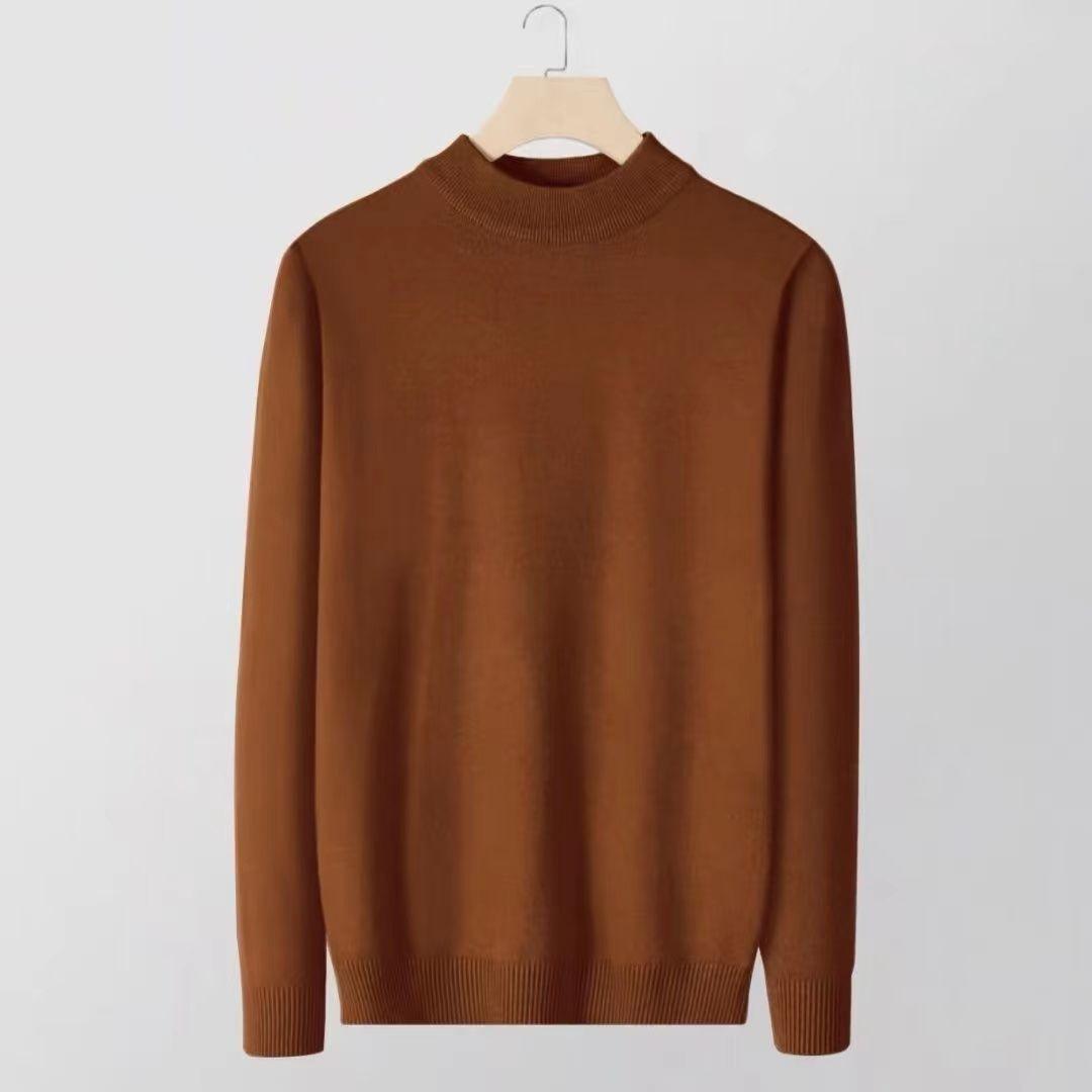 Осінь-зима, нова мода, однотонні пуловери з напіввисоким коміром і довгими рукавами. Чоловічий одяг для в’язання, вільні корейські універсальні трендові топи XXXL коричневий
Осінь-зима, нова мода, однотонні пуловери з напіввисоким коміром і довгими рукавами. Чоловічий одяг для в’язання, вільні корейські універсальні трендові топи XXXL коричневий
