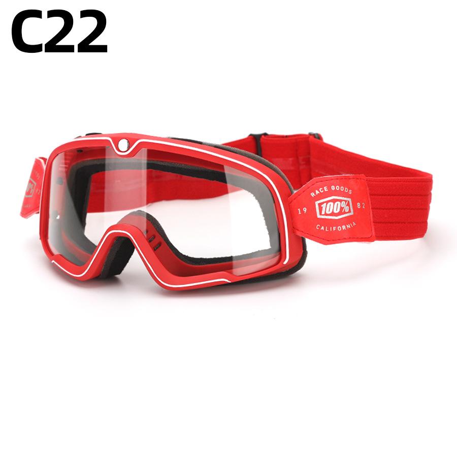 Color-changing goggles, motorcycle retro helmet, wind and sand protection goggles, motorcycle riding equipment, outdoor sports glasses C22Red box-White line dra
Color-changing goggles, motorcycle retro helmet, wind and sand protection goggles, motorcycle riding equipment, outdoor sports glasses C22Red box-White line dra