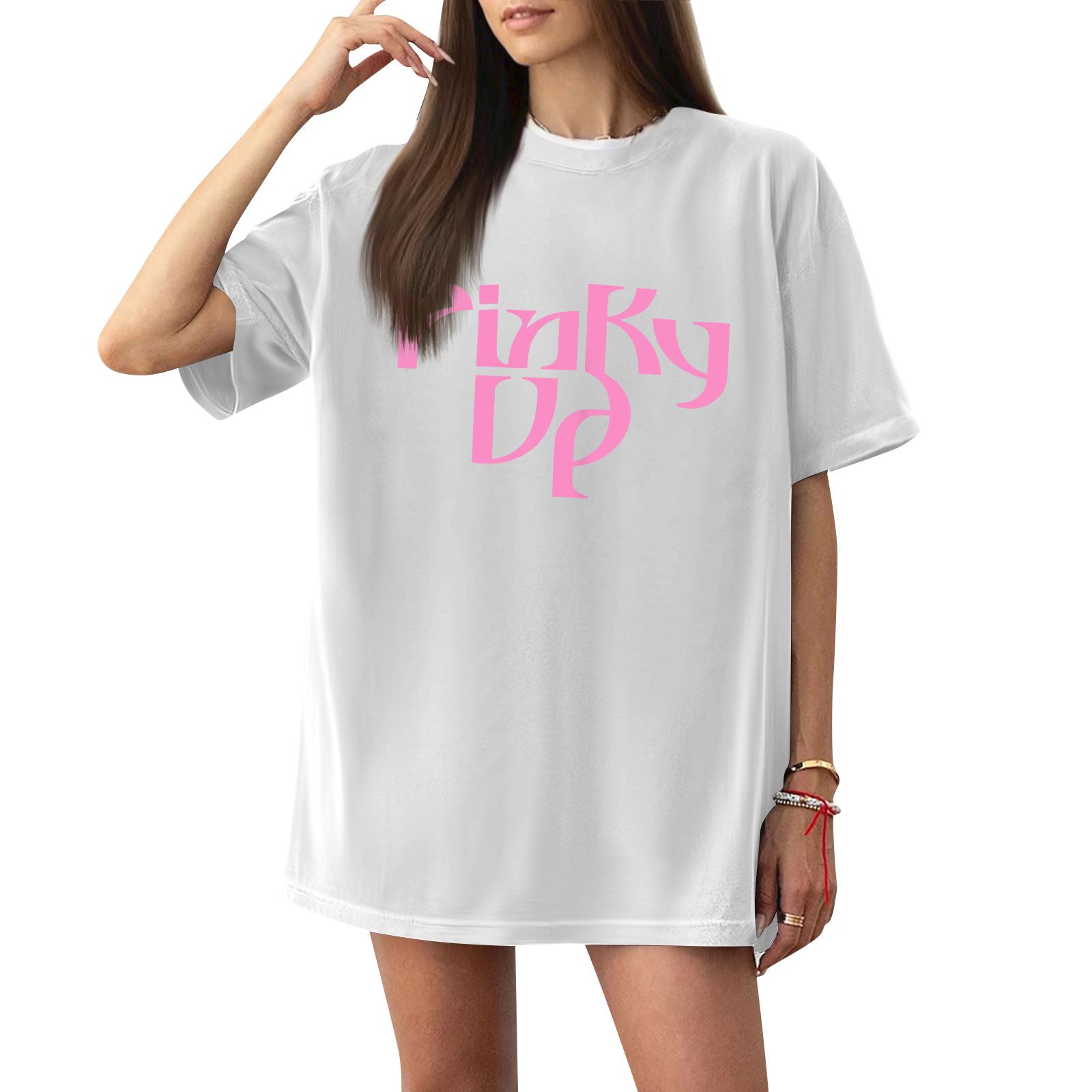 Women s Casual Letter Print Short-sleeved Top T-shirt XL білий
Women s Casual Letter Print Short-sleeved Top T-shirt XL білий