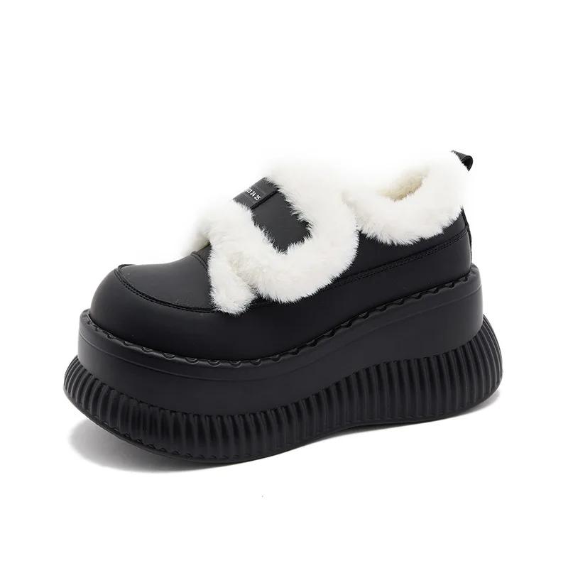 Женские лоферы на толстой подошве 2024 Осень и Зима Новые Белые с внутренним увеличением Женская обувь Плюс кашемир Теплые шерстяные туфли 34 чёрный
Женские лоферы на толстой подошве 2024 Осень и Зима Новые Белые с внутренним увеличением Женская обувь Плюс кашемир Теплые шерстяные туфли 34 чёрный