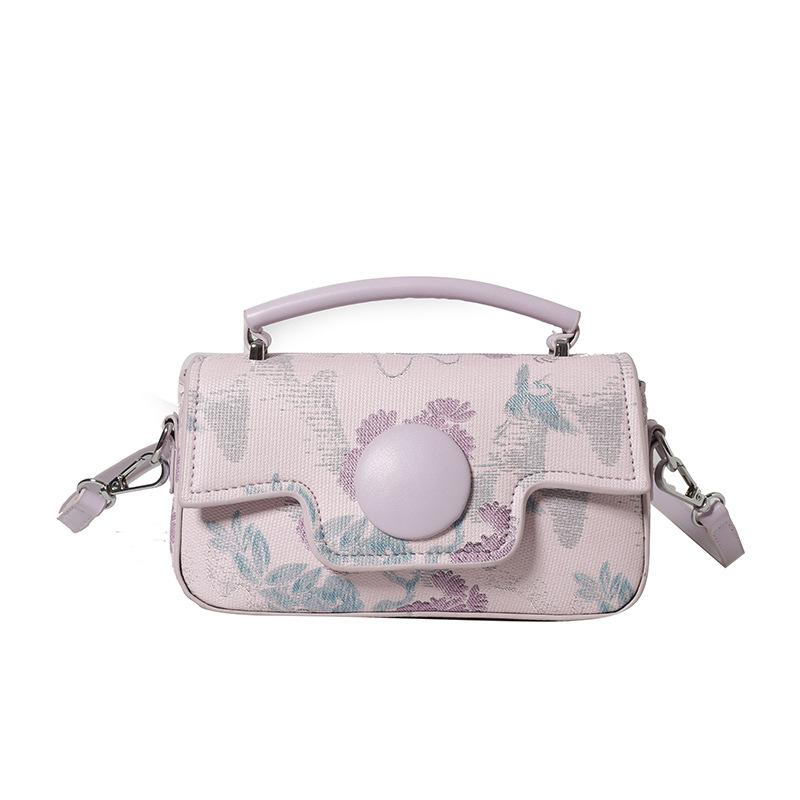 Жіноча модна сумка через плече, написана маслом фіолетовий
Жіноча модна сумка через плече, написана маслом фіолетовий